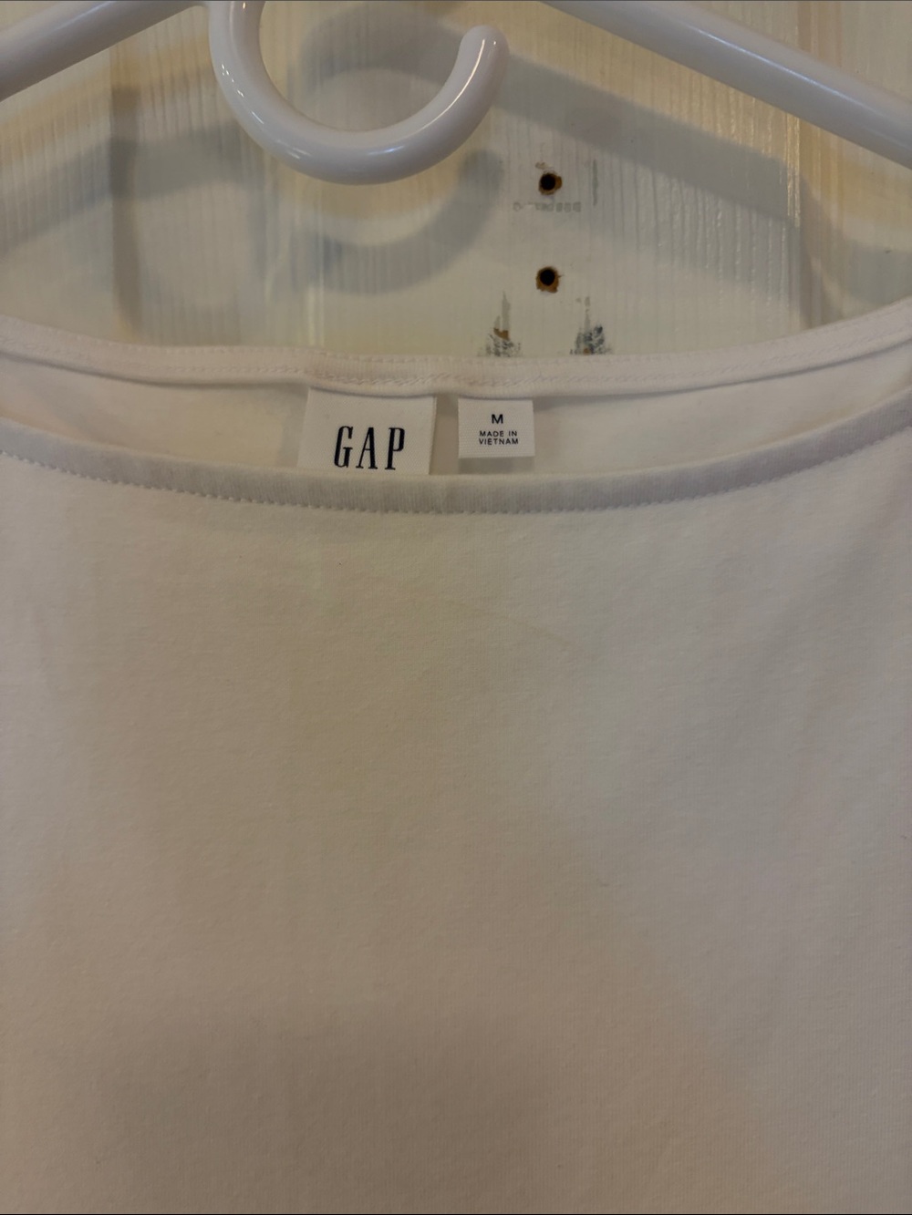 GAP White & Tan Sleeveless Two-Tone Maxi Dress - Picture 2 of 2